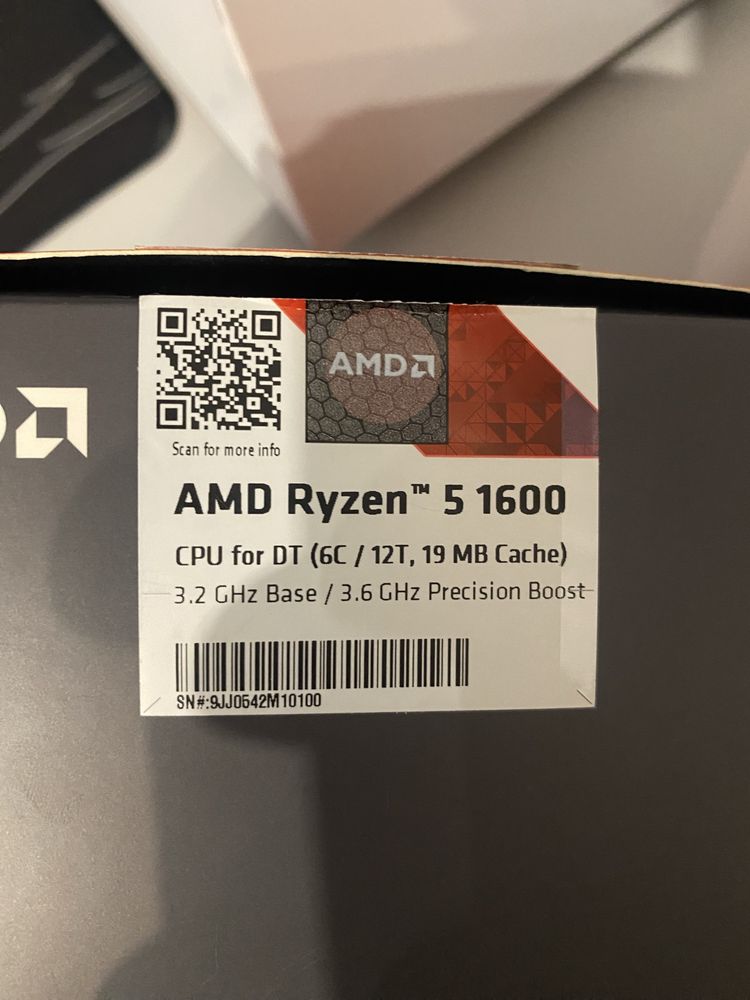 Ryzen 5 1600 AF Box процессор