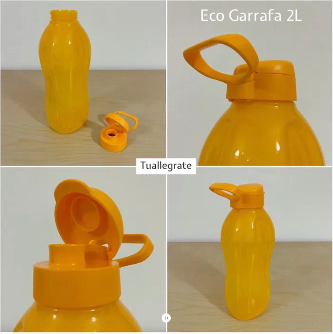 Garrafa 2L com Pega Tupperware