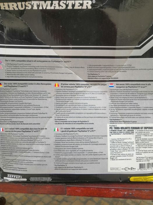 Volante Thrustmaster Ferrari experience