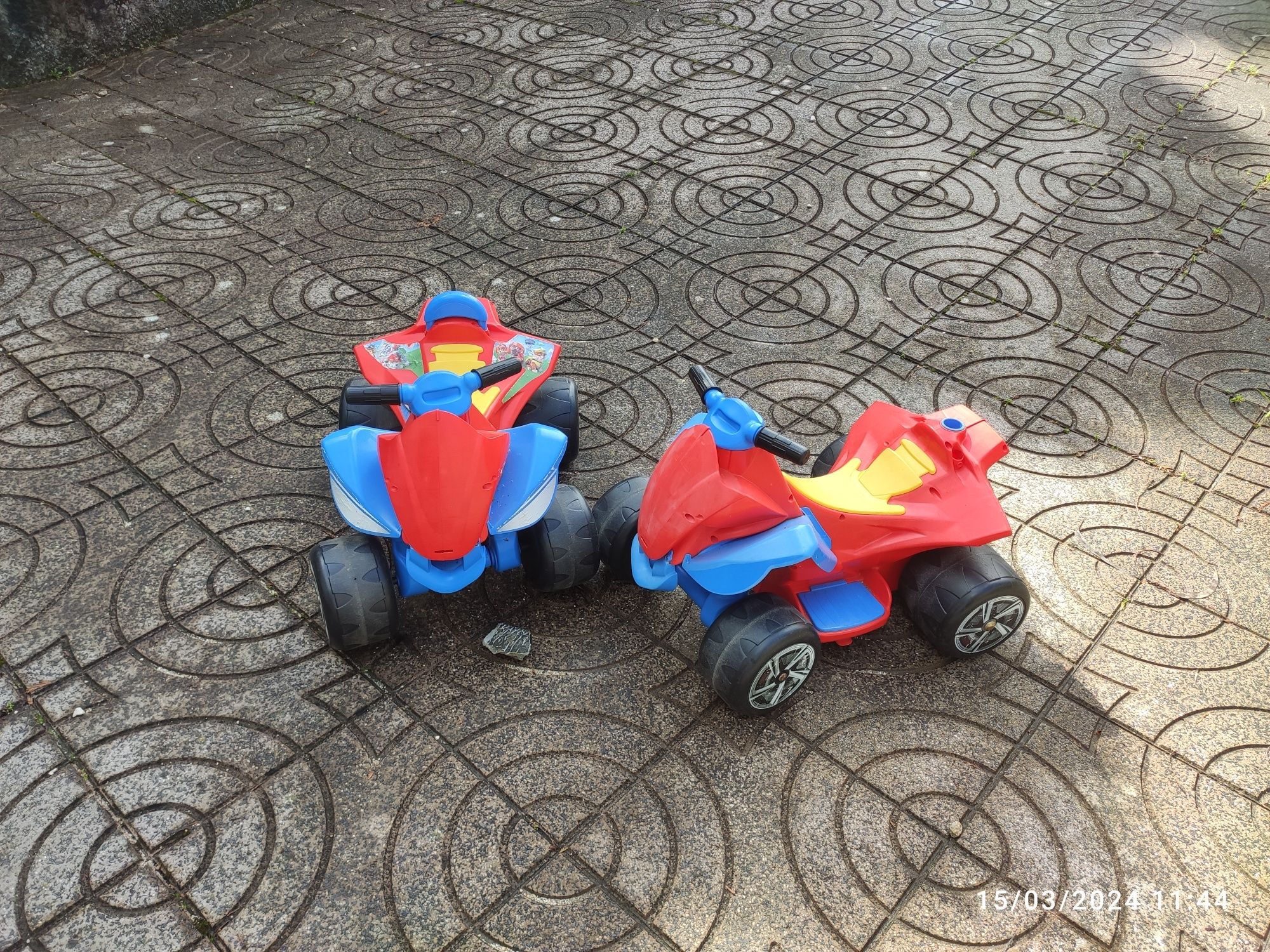 Moto 4 elétrica criança (patrulha pata)