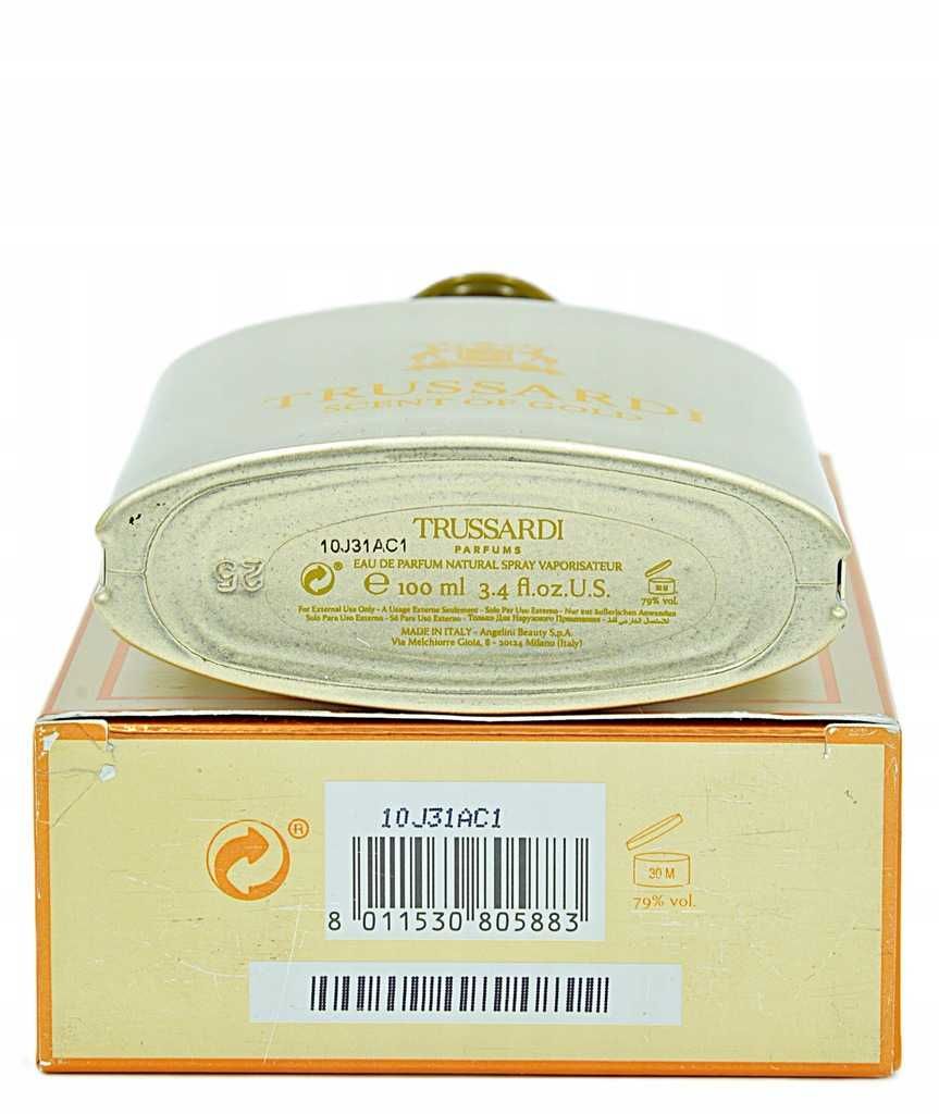Trussardi Scent Of Gold 100ml Woda Perfumowana UNISEX OPIS !! UNIKAT