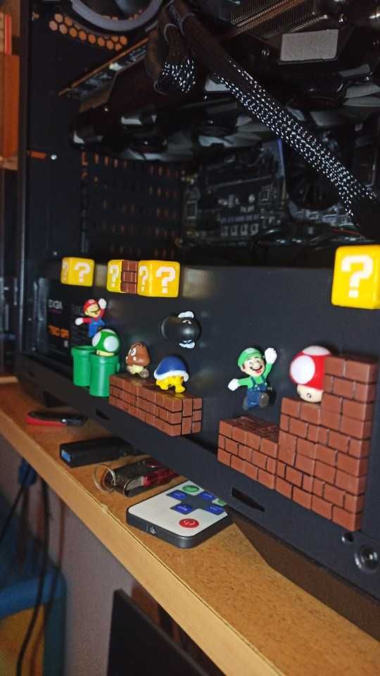 Magnesy na lodówkę Mario Bros