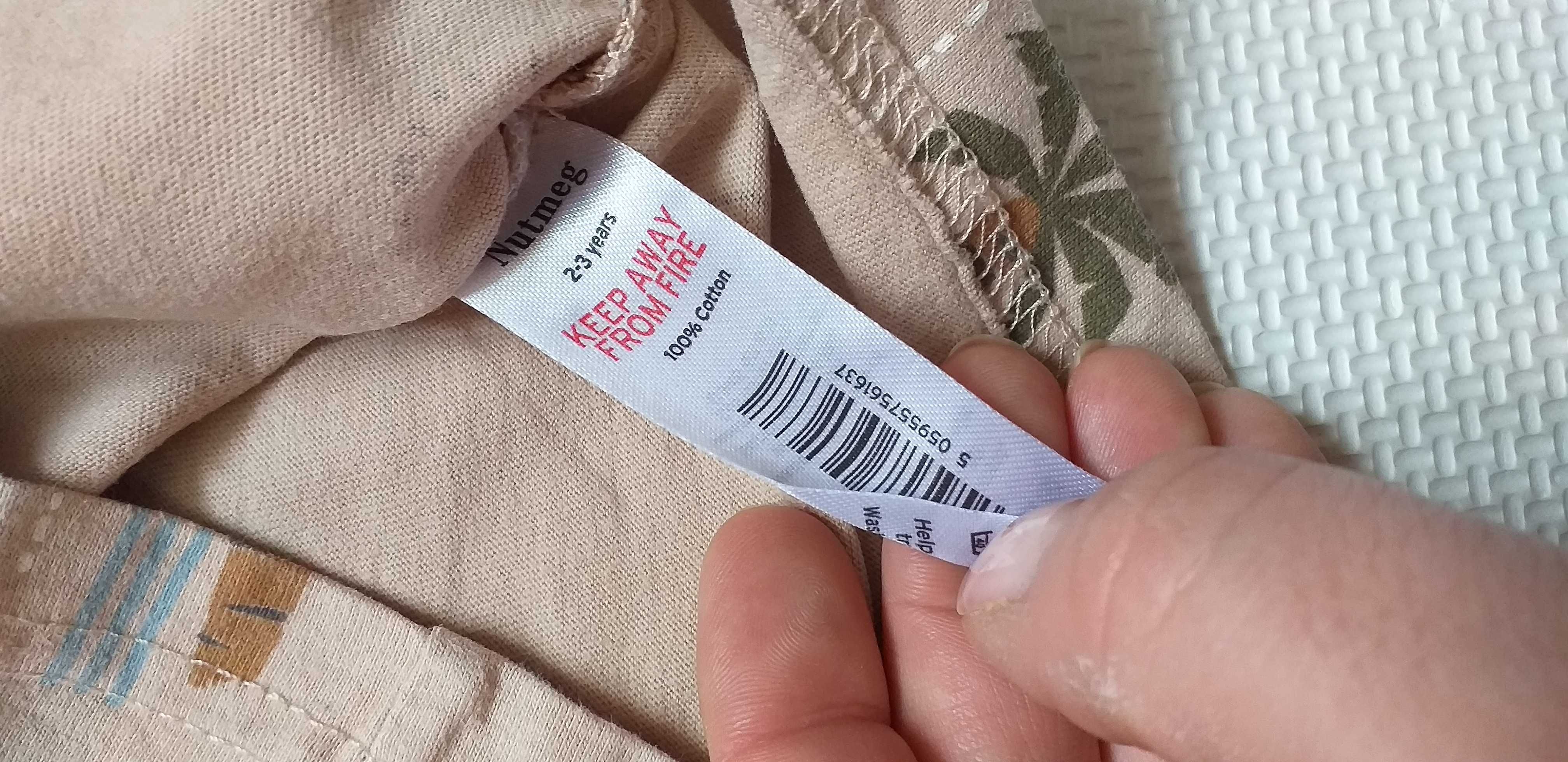 Komplet zestaw spodnie koszulka na krótki rękaw t-shirt Primark 92