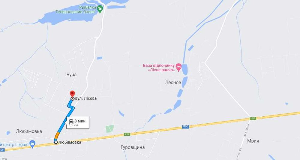Продам участок под застройку 10 сот. по Житомирской трассе Гуровщина-2