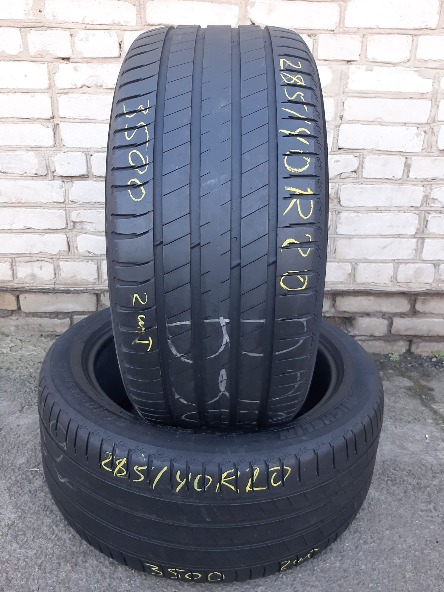 Шини б/у 285/40R20 Michelin літо 2шт.