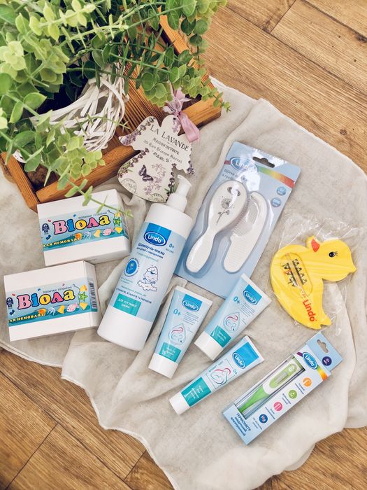 Новий набір lindo ліндо для немовлят 0+ засоби косметика у пологовий