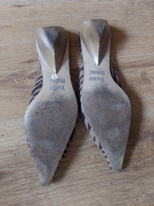 Klapki materiałowe rozm.37