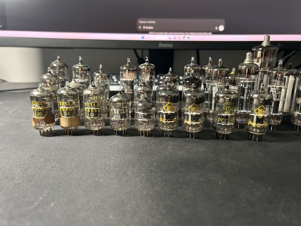 Lampy elektronowe: audio, E88CC, E55L, POLAMP, TESLA, TELEFUNKEN