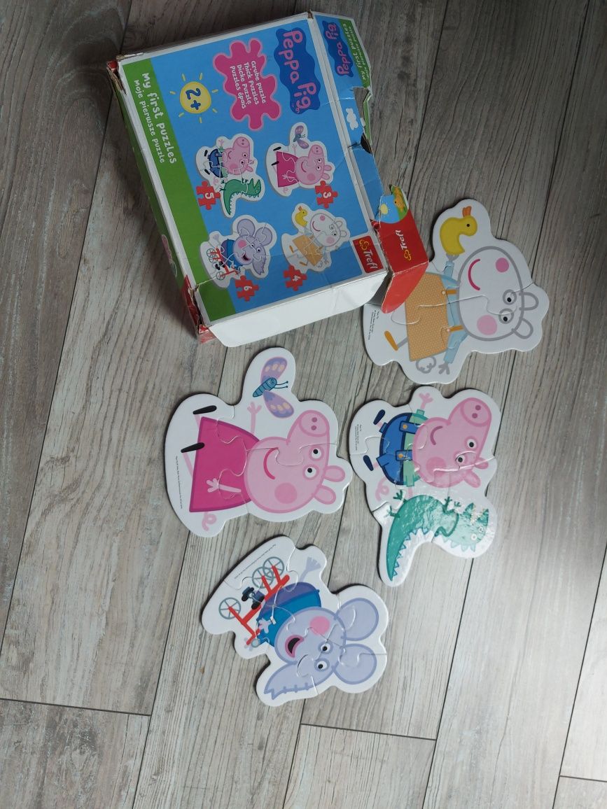 Pierwsze Puzzle Świnka Peppa