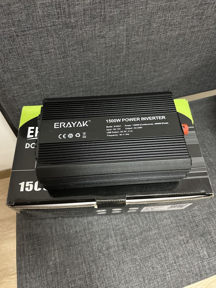 Інвертор ERAYAK® 1500W 12-230 / перетворювач напруги