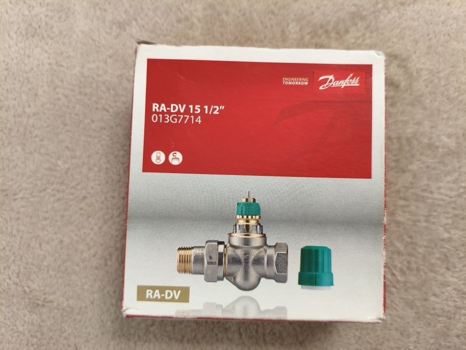 Zawór grzejnikowy z głowicą termostatyczną Danfoss