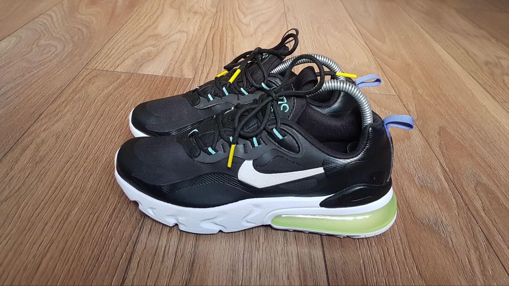 Buty Nike Air Max 270 React Laser Green rozmiar 37,5 okazja Sneakers