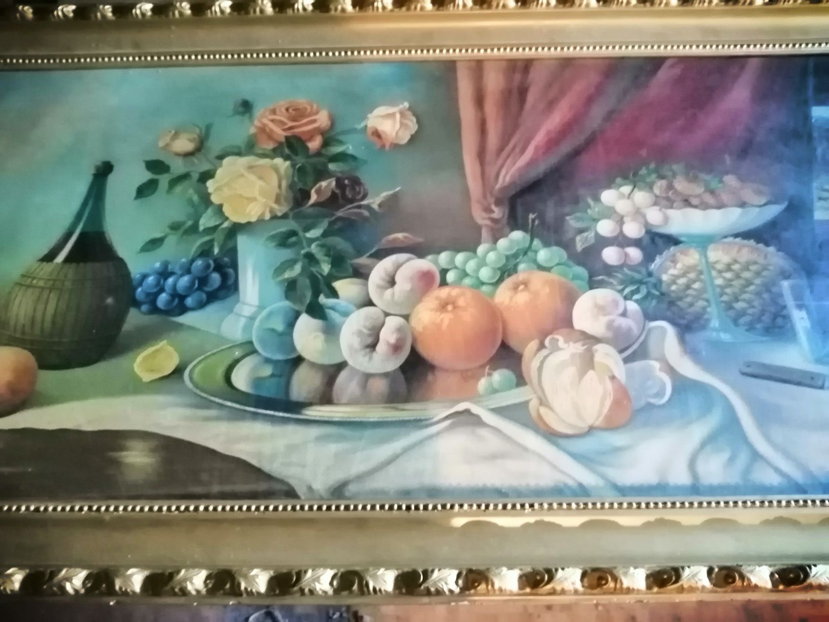 Stary obraz owoce