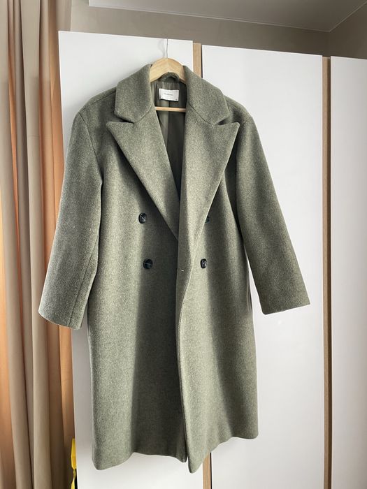 Пальто reserved, пальто двобортне oversize