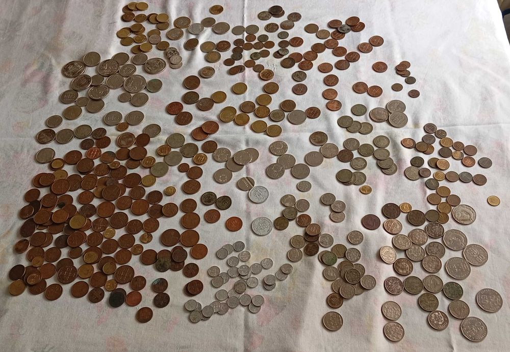 Lote moedas portuguesas