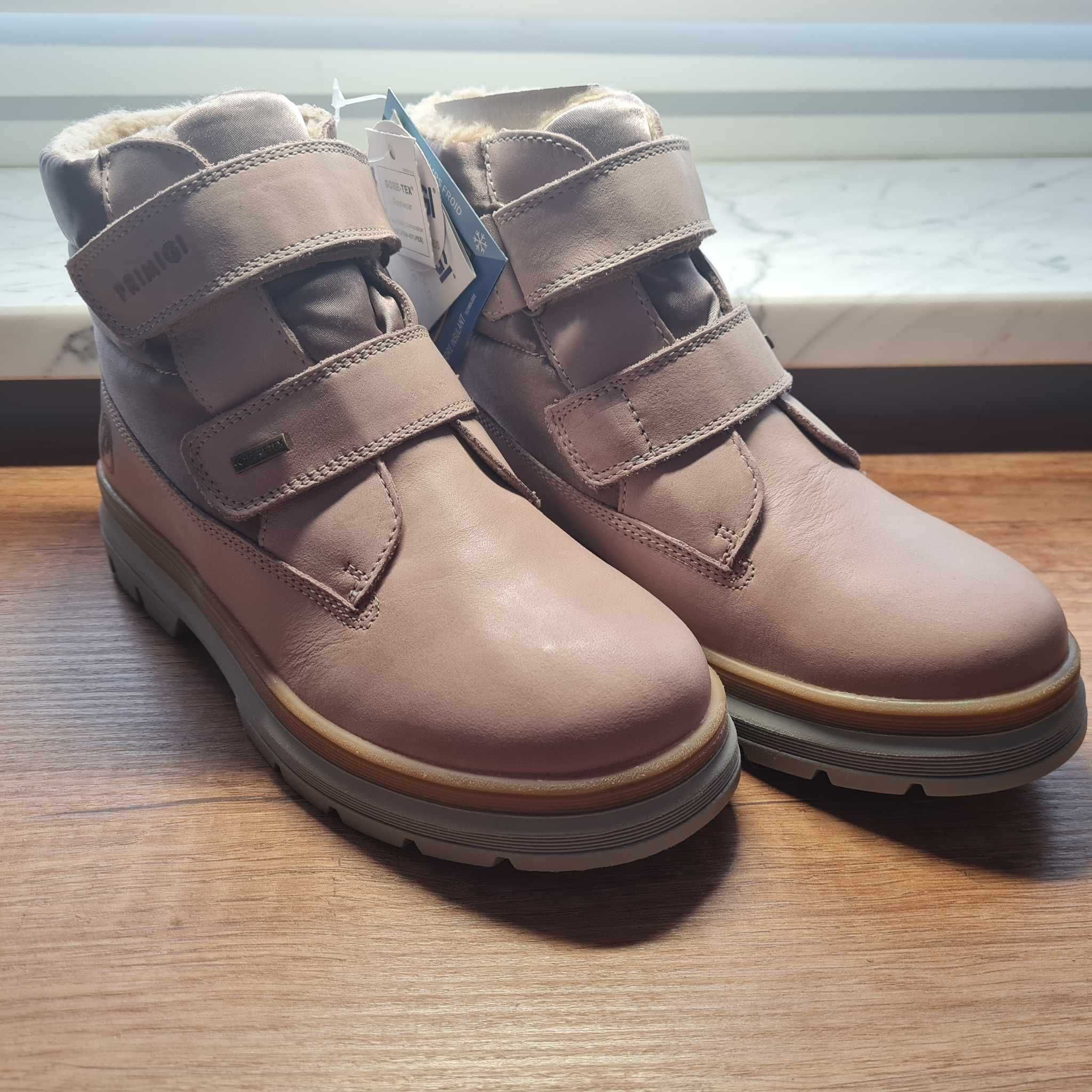 Śniegowce, zimowe dzieciece Primigi GTX, Gore Tex r 35, 23.5cm wkładka