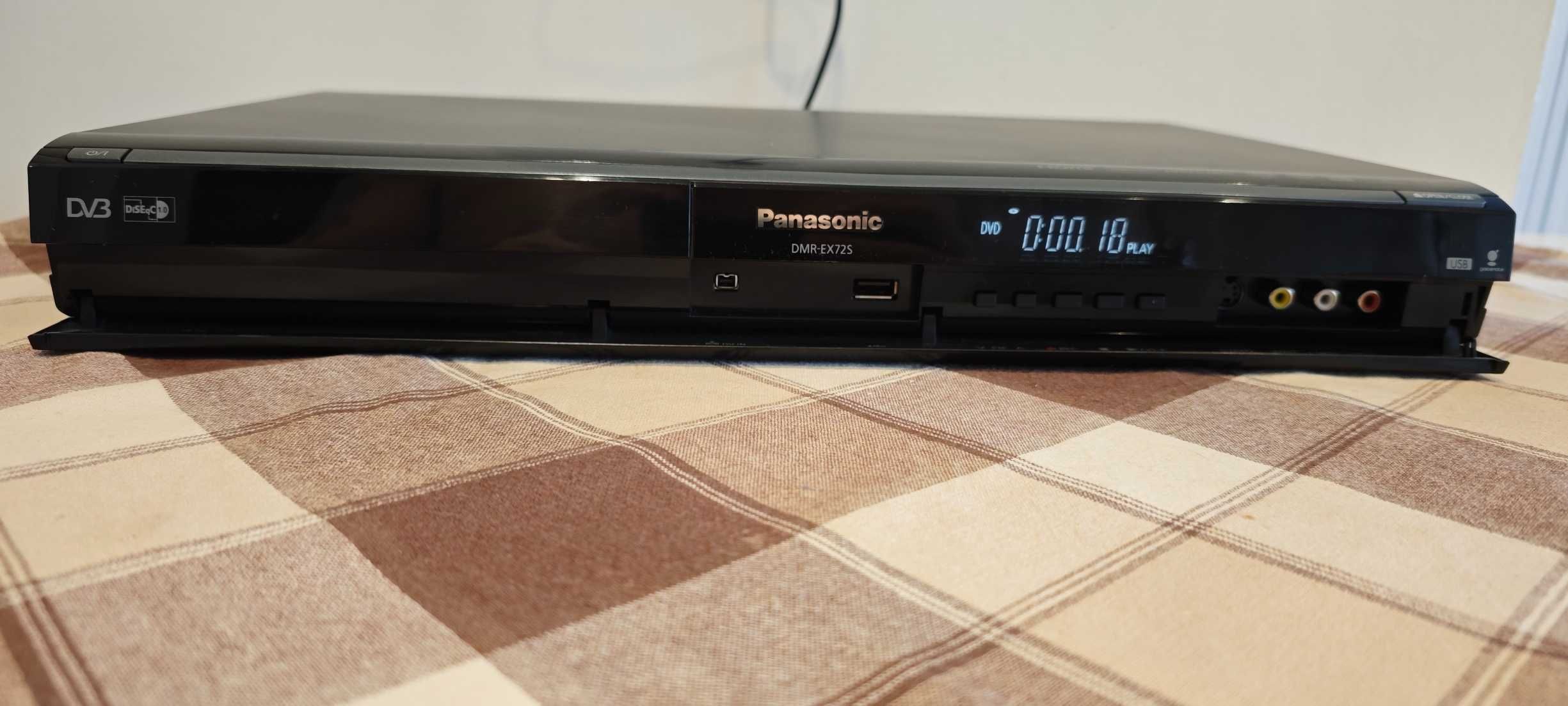Nagrywarka DVD z HDD160GB Panasonic DMR-EX72S tuner satelitarny