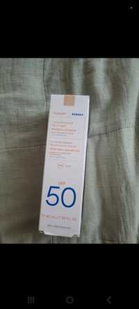 Korres Yoghurt Spf 50 tinted sunscreen filtr UVA promocja