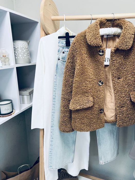 Куртка пальто шубка zara