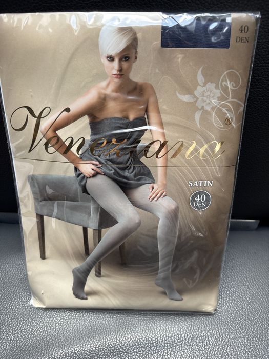 Veneziana satin rajstopy 40 den jeans  3 38 M
