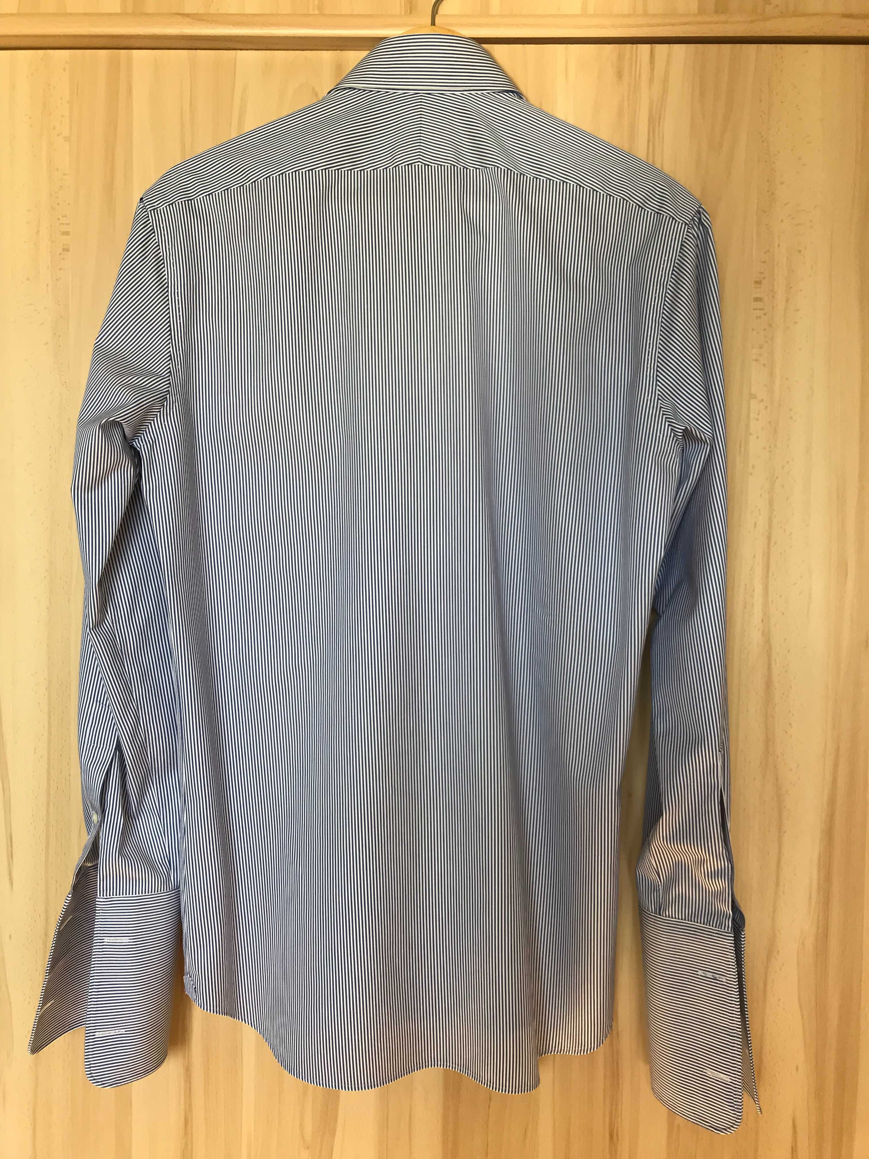 [Ubrana 3x] Męska koszula na spinki SuitSupply T. Mason r. 15 3/4 (40)