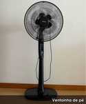 Ventilador com controlo remoto e temporizador