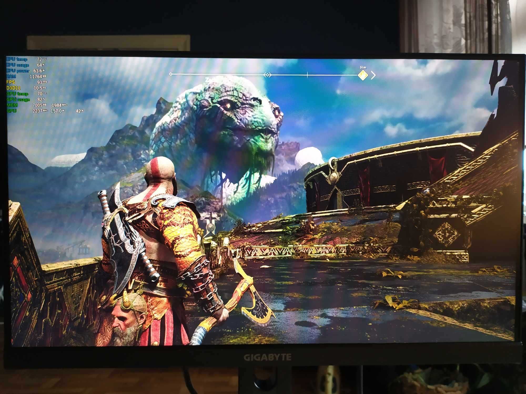 Monitor GIGABYTE G24F 2 23.8" 1920x1080px IPS 165Hz 1 ms