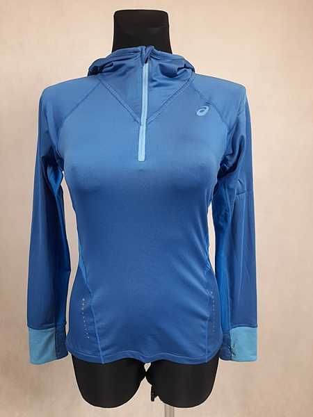 Asics Termoaktywna bluza damska do biegania z kapturem S