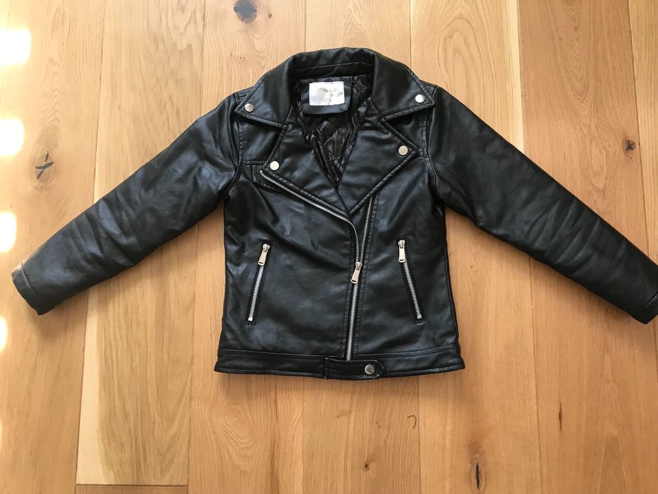 Kurtka, skóra ekologiczna. r. 134/140