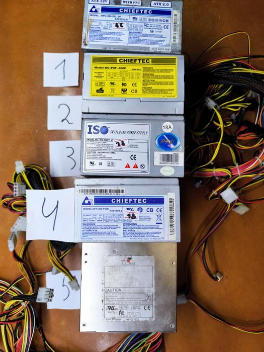 Блоки живлення для ПК на розбір/ремонт