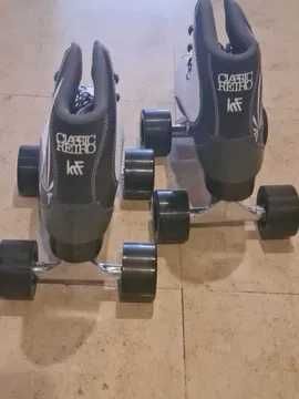 Patins Roller Classic Quad. -(NOVOS) Com Saco.