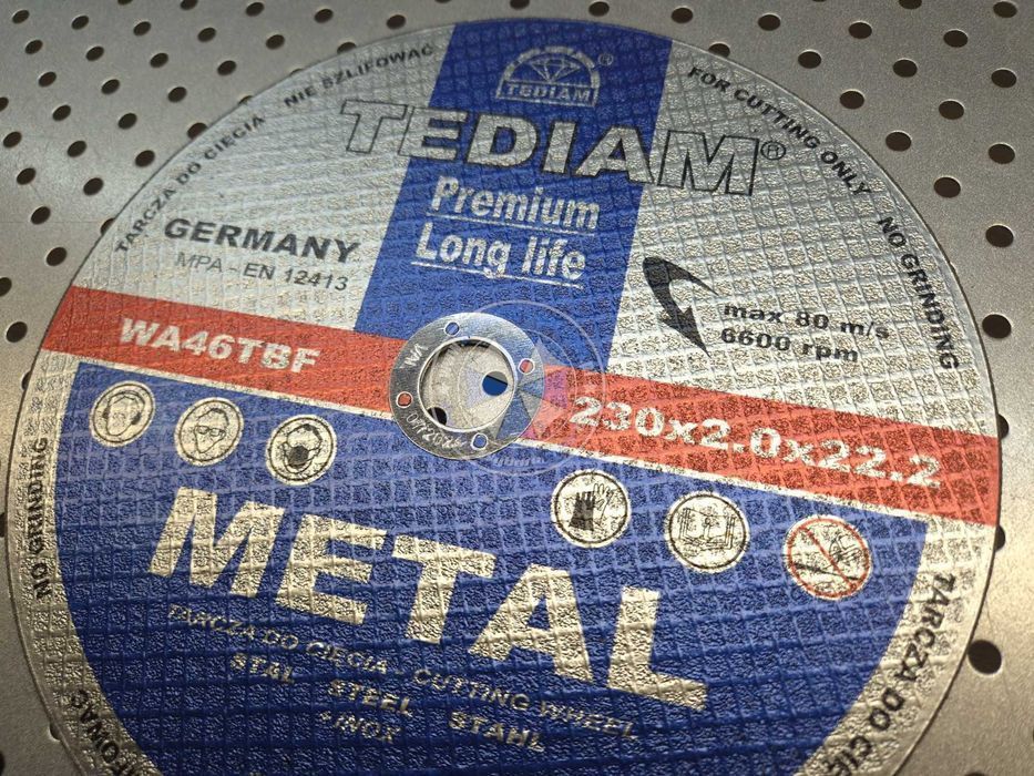 Tarcza do cięcia metalu 230mm x 2mm tarcza do metalu 230mm tarcza 230
