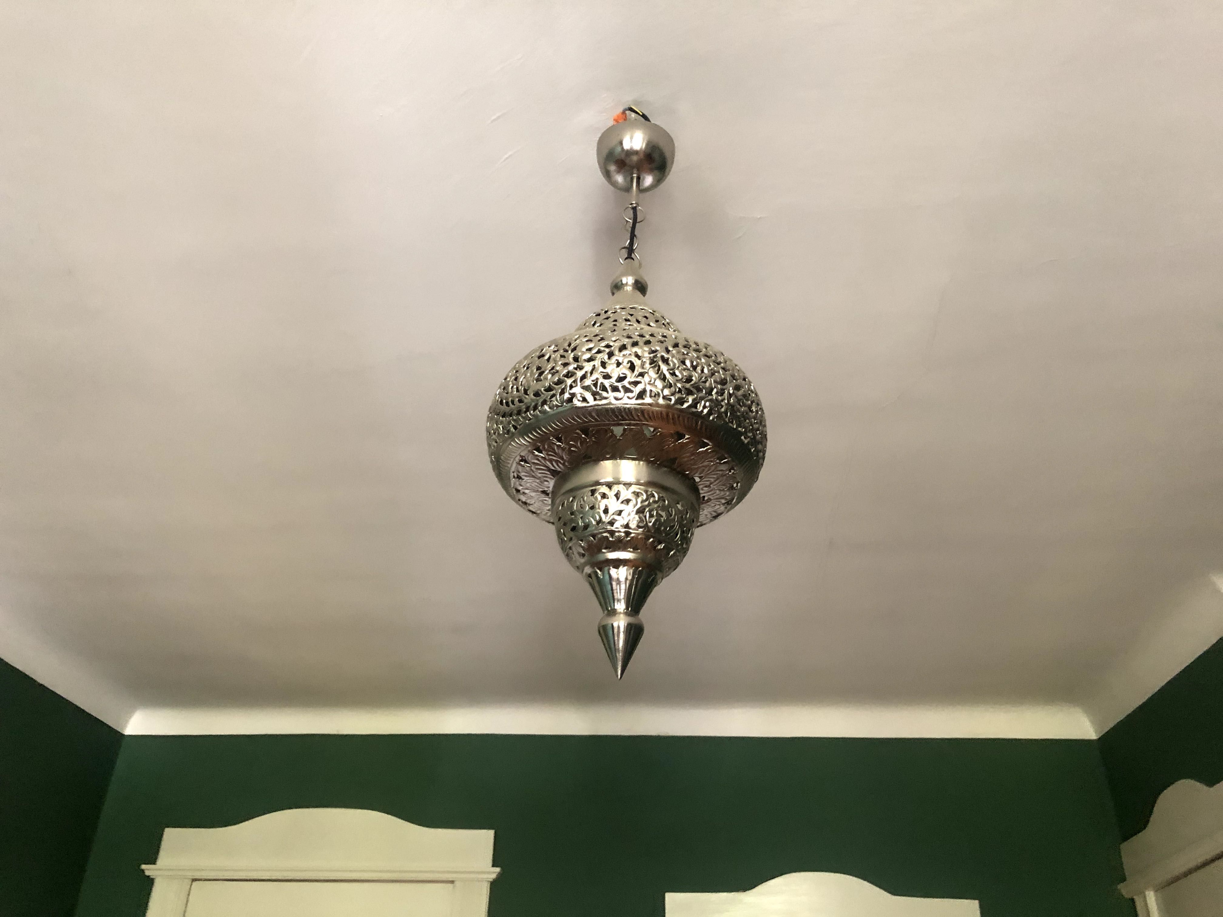 Abażur, klosz do lampy orientalny,  marokański, metalowy
