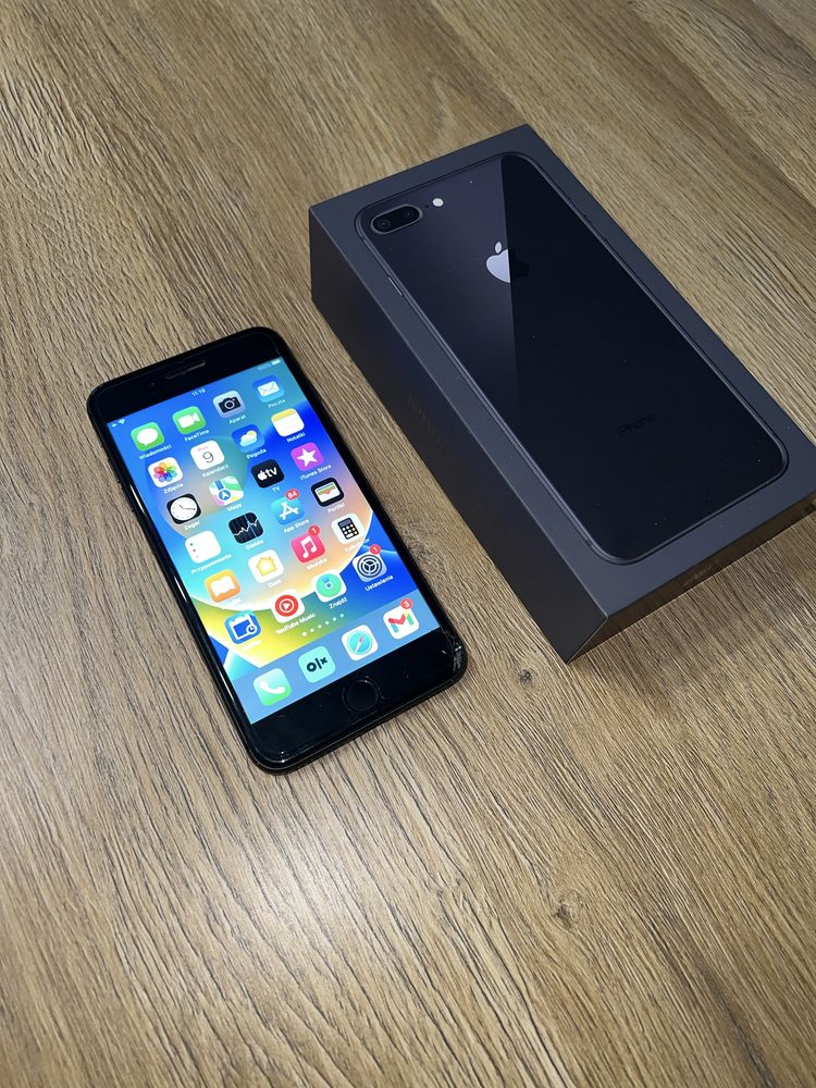 Iphone 8 Plus Black 64GB zamiana / czytaj opis