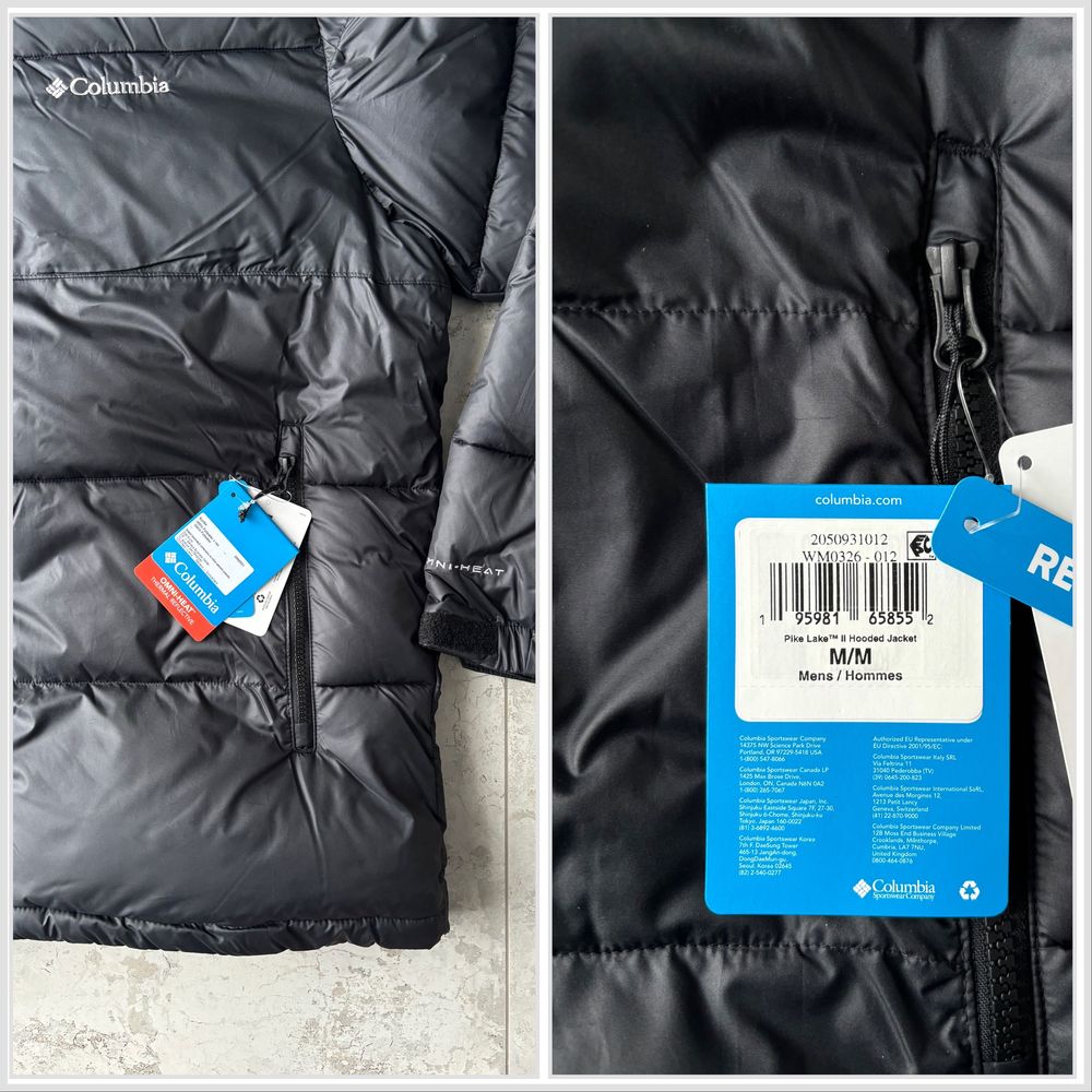Куртка утеплена чоловіча Columbia Pike Lake II Hooded Jacket м