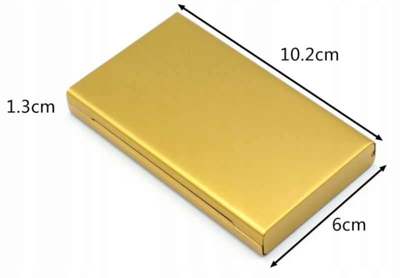 Papierośnica Metal Pudełko Papierosy Slim Prezent
