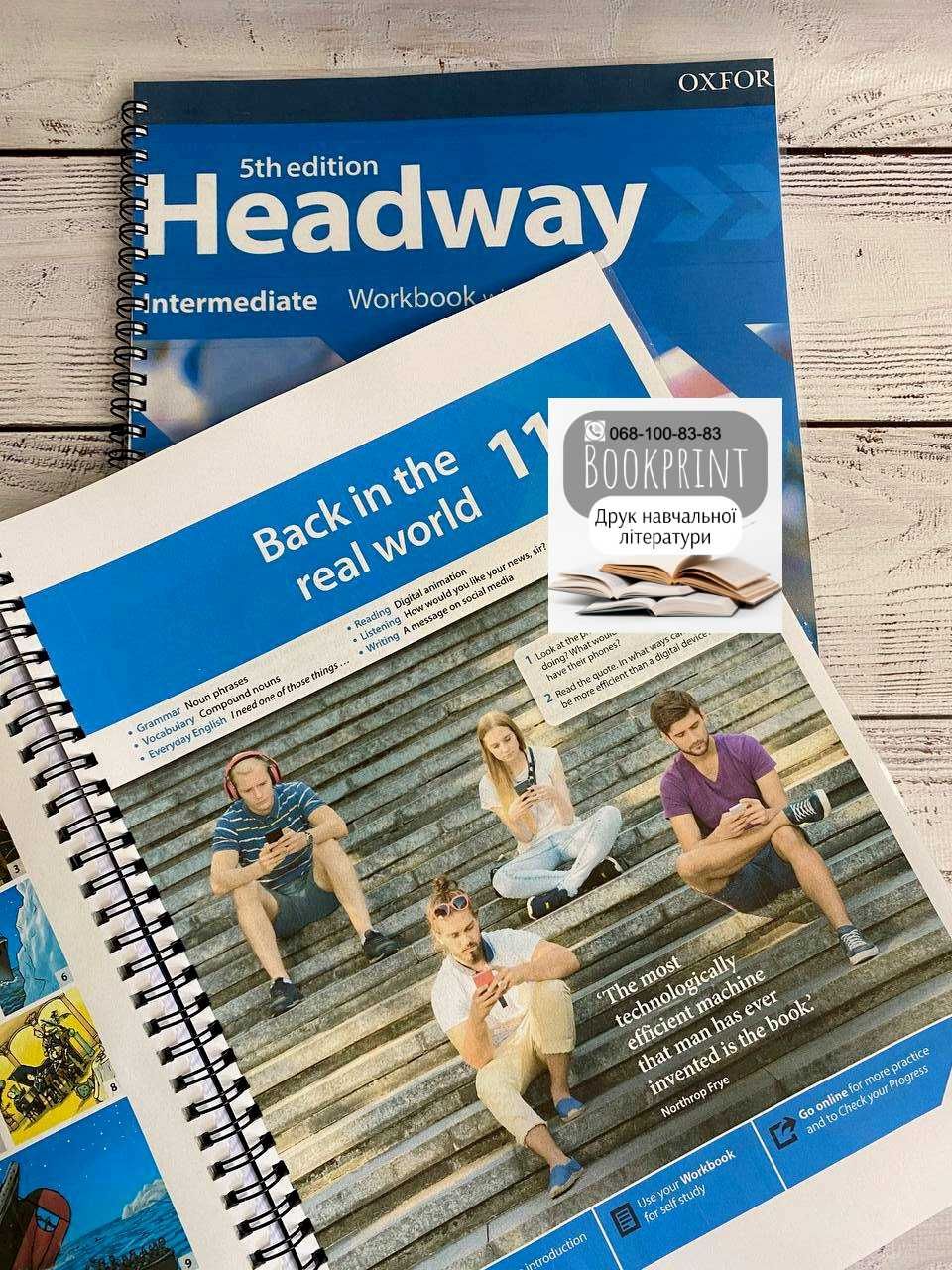 Headway 5th ed ВСІ РІВНІ книга+зошит + АУДІО