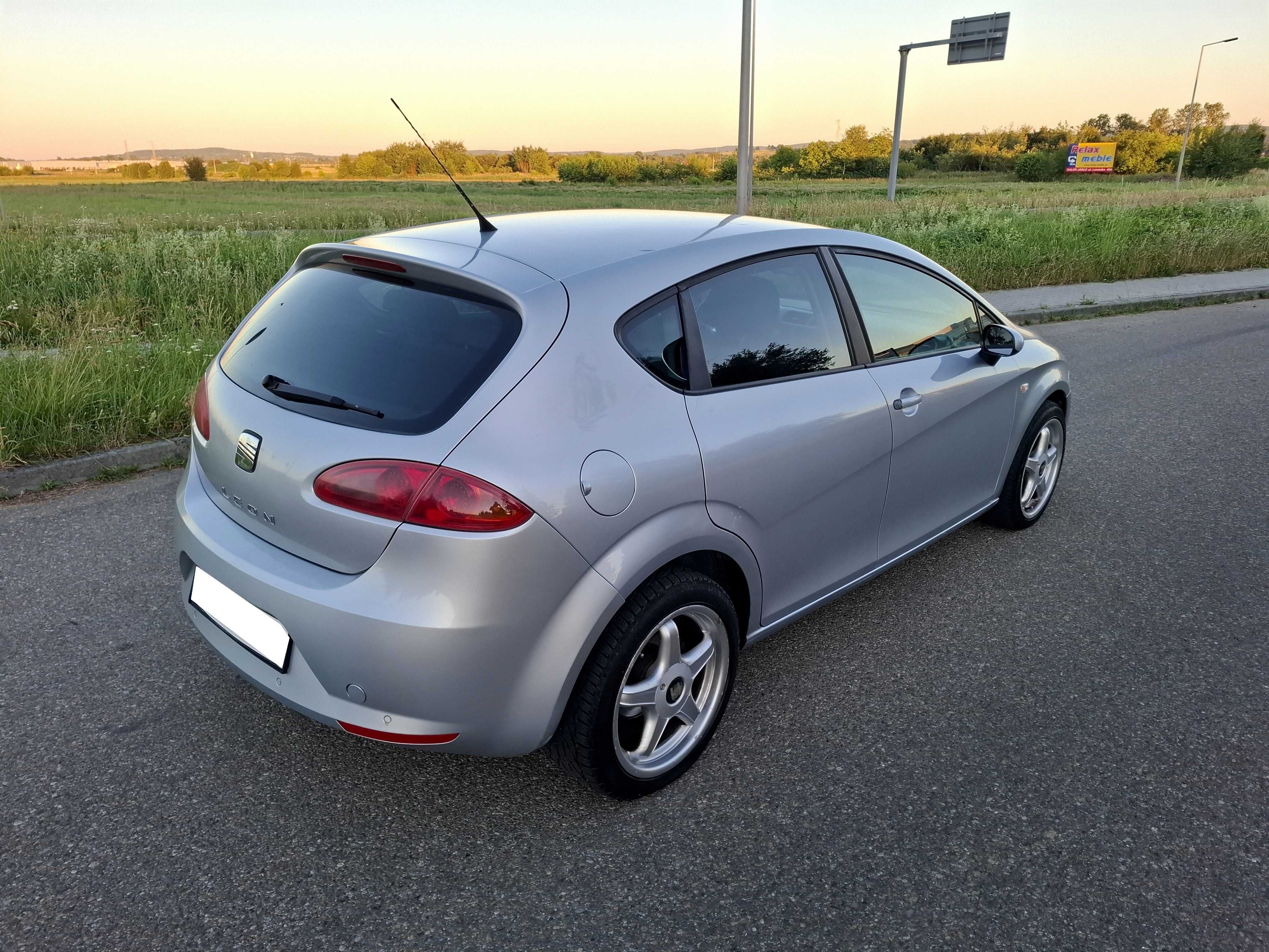 Seat Leon II 1.9 TDI 105KM 2007r Klima Tempomat PDC Alu