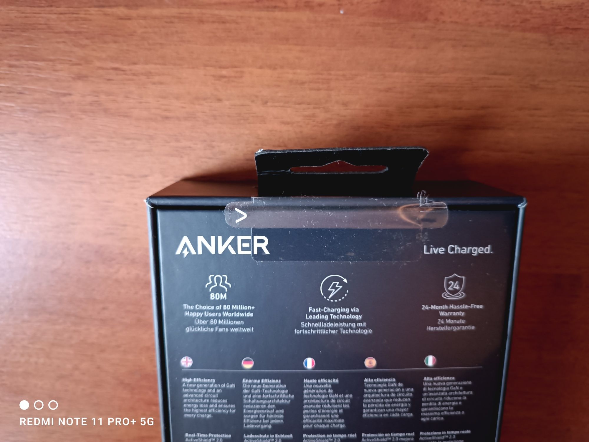 Зарядний пристрій Anker 717 140W PD 3.1 GAN новий