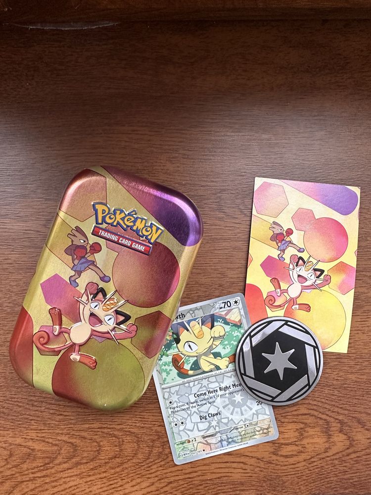 Pokemon 151 mini tin Meowth