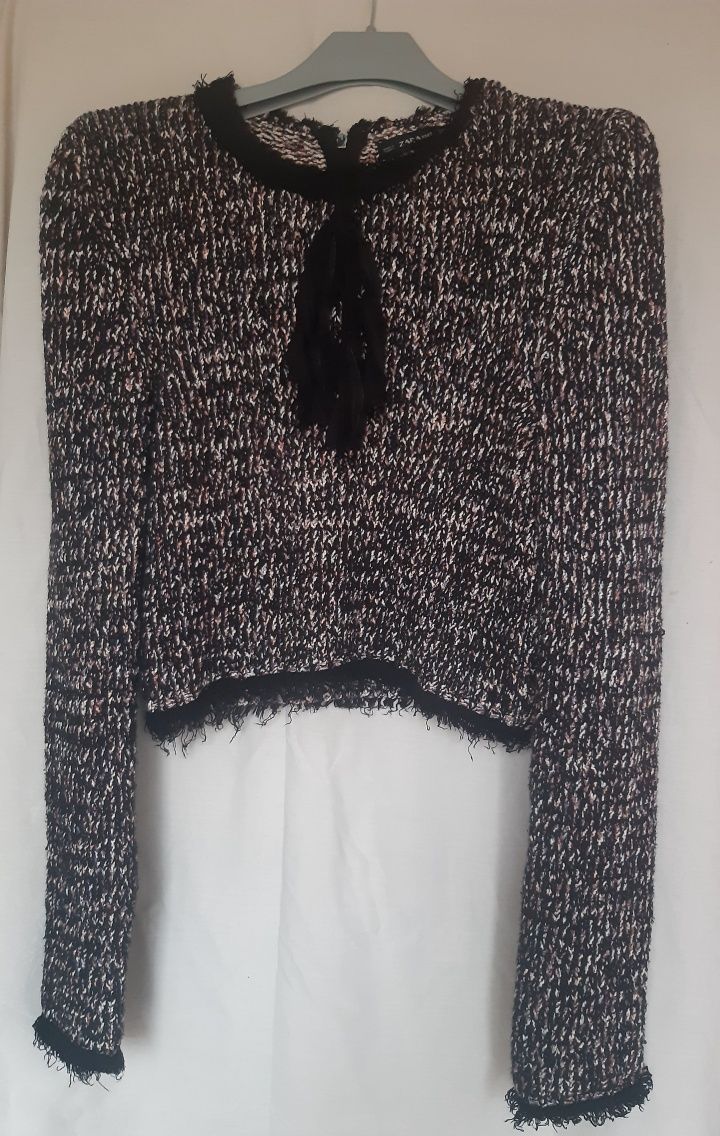 Sweter krótki Zara S