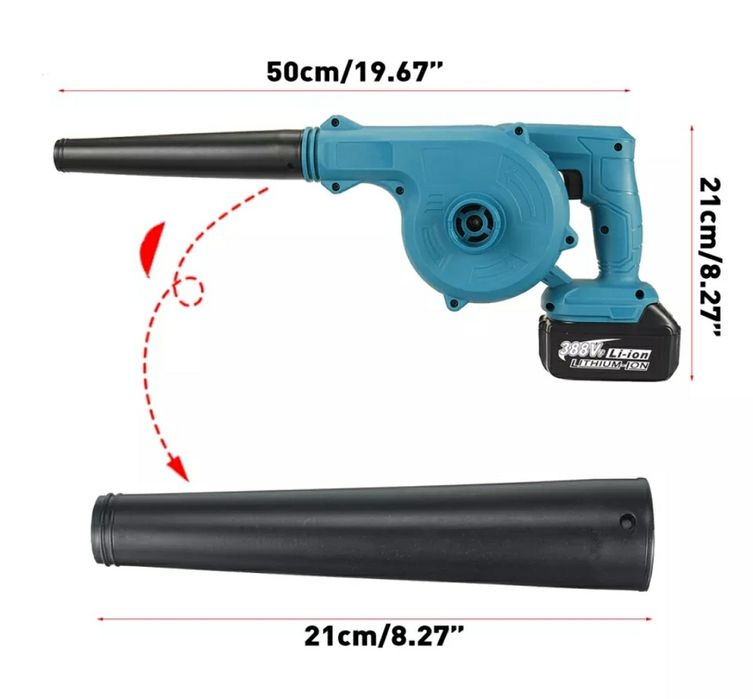 Dmuchawa do baterii Makita 18V  Dewalt 18V nowy model zwiększona Moc!