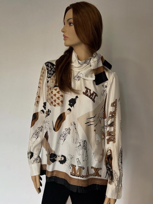 Шовкова блуза Max Mara. Оригінал