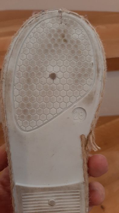 Buty baleriny dziewczęce rozmiar 28 wkładka 16 cm