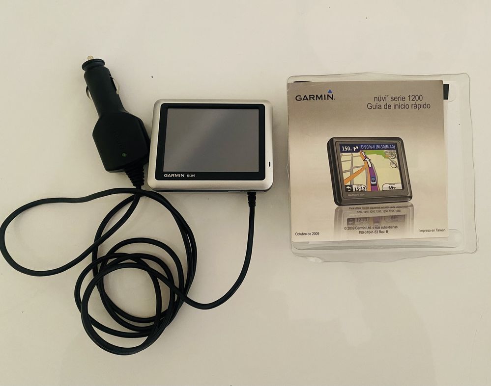 Garmin GPS 1200, atualizado.