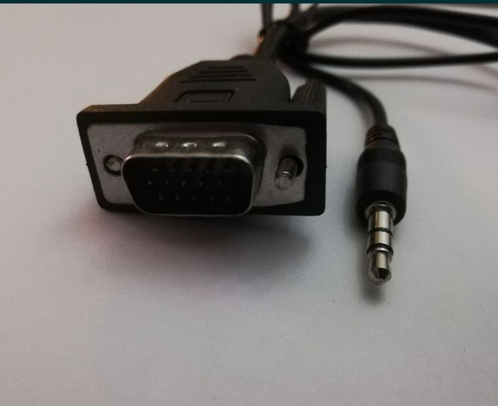 Adaptador VGA macho para HDMI femea