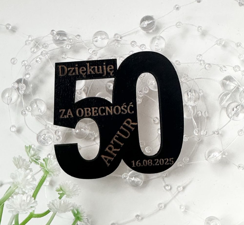 Podziekowania dla gosci urodziny