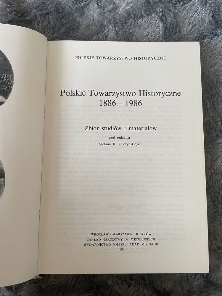 Polskie Towarzystwo Historyczne 1886- 1986