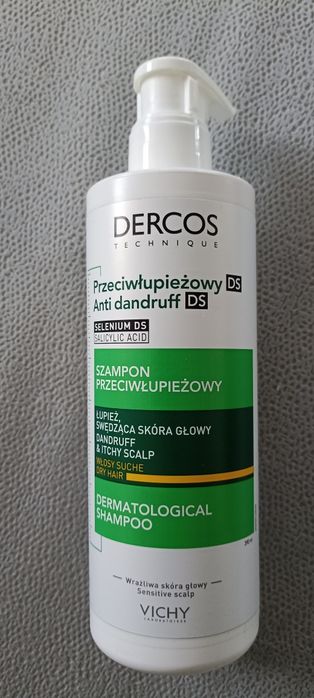 Dercos szampon przeciwłupieżowy, 390 ml