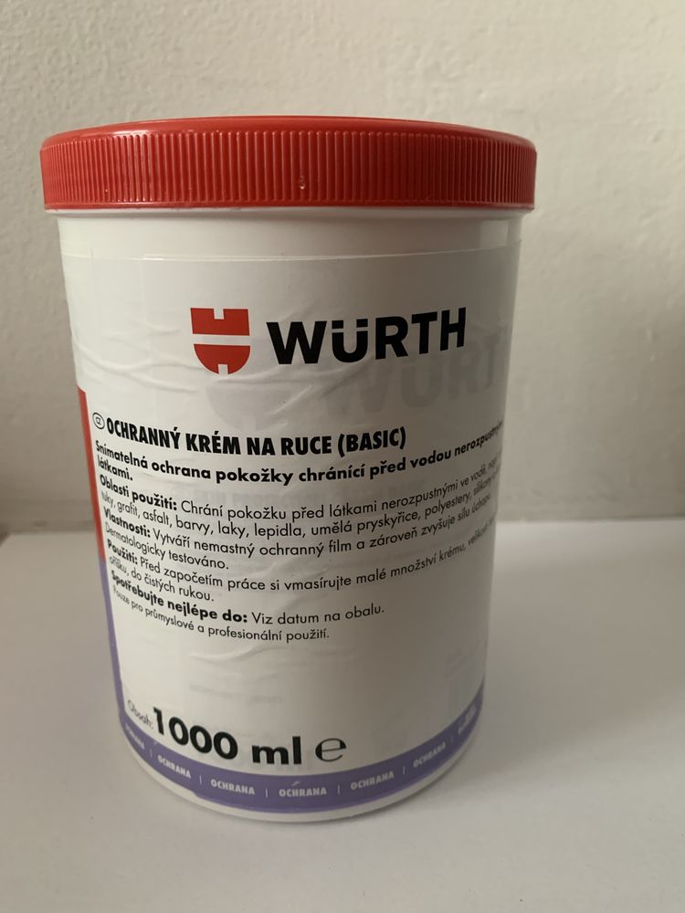 Okazja/Promocja Nowa oryginalna pasta ochronna do rąk  WURTH